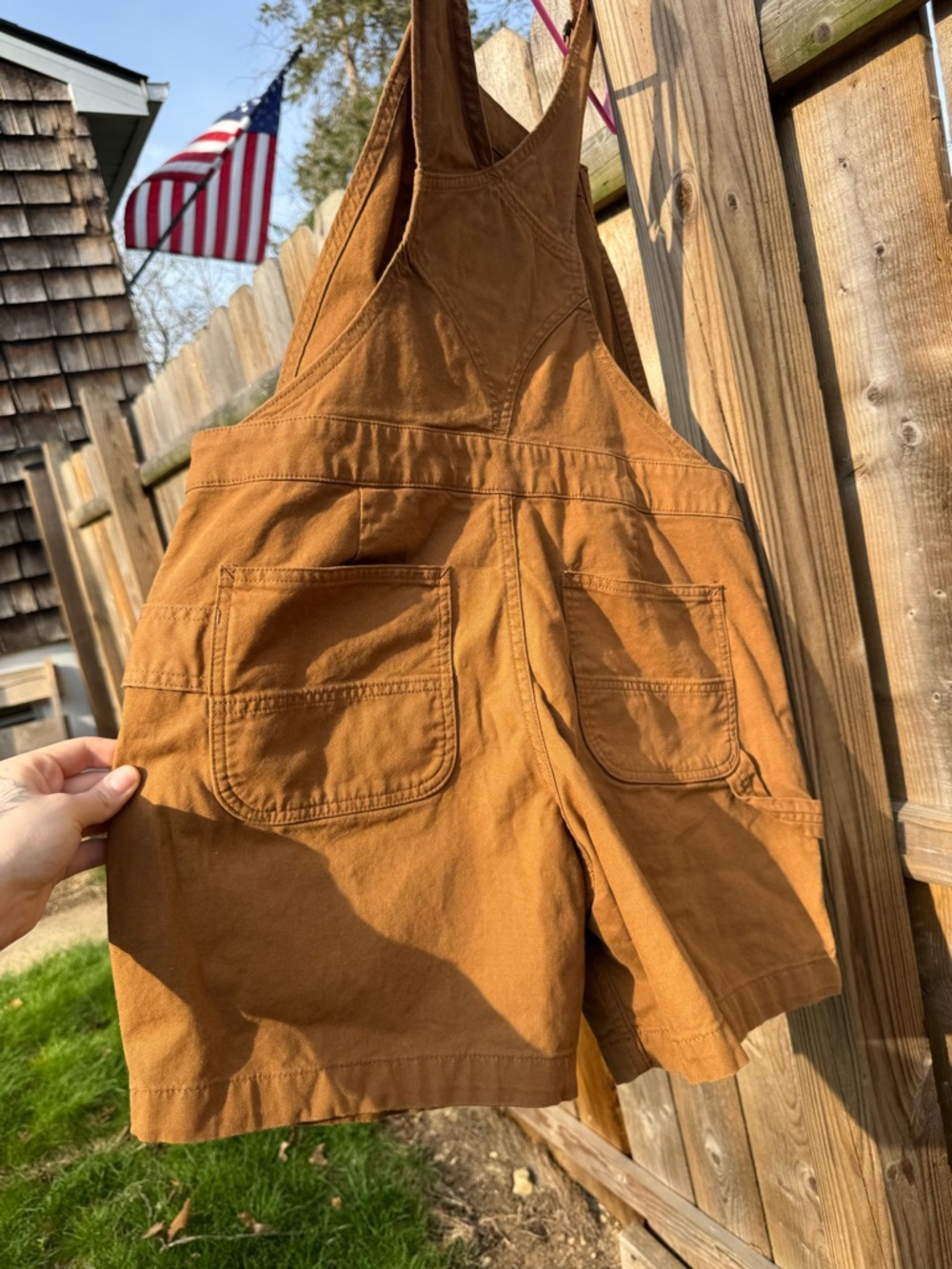 Carhartt RUGGED FLEX RELAXED FIT CANVAS SHORTALL - Picture 11 of 14